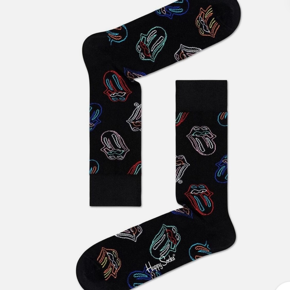 Happy Socks Rolling Stones Collector Box Set 6 pairs - Picture 2 of 8